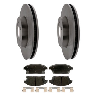 ACDelco® - Silver™ Front Brake Kit with Ceramic Pads