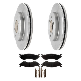 ACDelco® - Silver™ Front Brake Kit with Semi-Metallic Pads