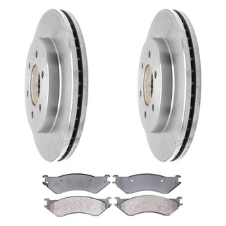 ACDelco® - Silver™ Front Brake Kit with Semi-Metallic Pads