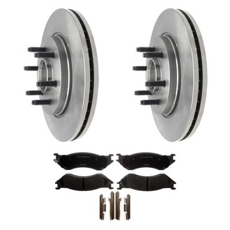 ACDelco® - Silver™ Front Brake Kit with Semi-Metallic Pads