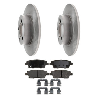 ACDelco® - Silver™ Rear Brake Kit with Ceramic Pads