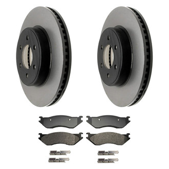 ACDelco® BNDL-31002475 - Silver™ Front Brake Kit with Semi-Metallic Pads
