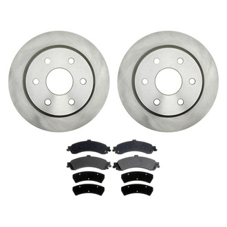 ACDelco® - Silver™ Rear Brake Kit with Semi-Metallic Pads