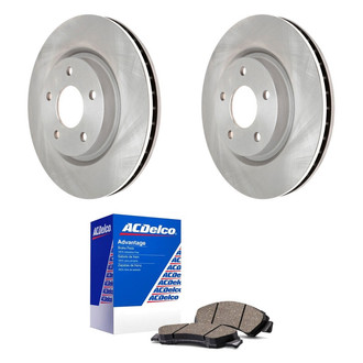 ACDelco® - Silver™ Front Brake Kit with Ceramic Pads
