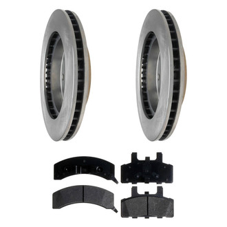 ACDelco® - Silver™ Front Brake Kit with Semi-Metallic Pads