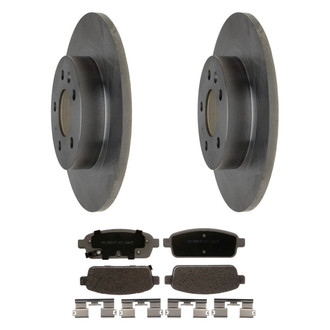 ACDelco® - Silver™ Rear Brake Kit with Ceramic Pads
