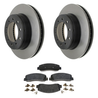 ACDelco® - Silver™ Front Brake Kit with Semi-Metallic Pads