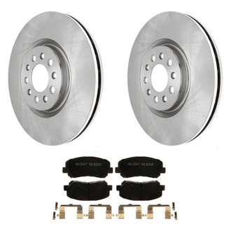 ACDelco® - Silver™ Front Brake Kit with Ceramic Pads
