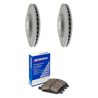 ACDelco® - Gold™ 1-Piece Plain Brake Kit with Ceramic Brake Pads