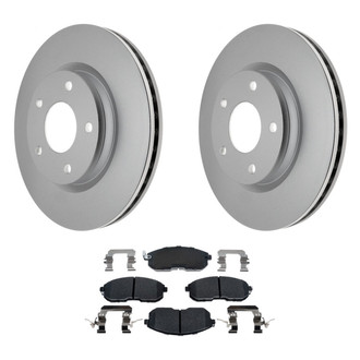 ACDelco® - Gold™ 1-Piece Plain Brake Kit with Ceramic Brake Pads