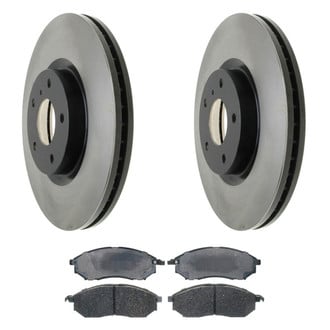 ACDelco® - Gold™ 1-Piece Plain Brake Kit with Ceramic Brake Pads
