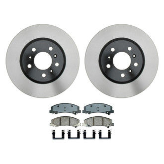 ACDelco® - Gold™ 1-Piece Plain Brake Kit with Ceramic Brake Pads