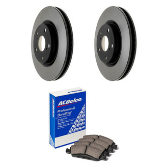 ACDelco® - Gold™ 1-Piece Plain Brake Kit with Ceramic Brake Pads