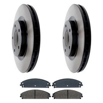 ACDelco® - Gold™ Front Brake Kit with Semi-Metallic Pads