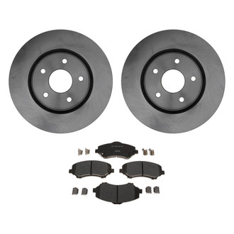 ACDelco® - Gold™ 1-Piece Plain Brake Kit with Ceramic Brake Pads