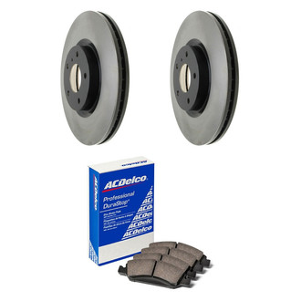 ACDelco® - Gold™ 1-Piece Plain Brake Kit with Ceramic Brake Pads