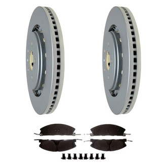 ACDelco® - Gold™ Front Brake Kit with Semi-Metallic Pads