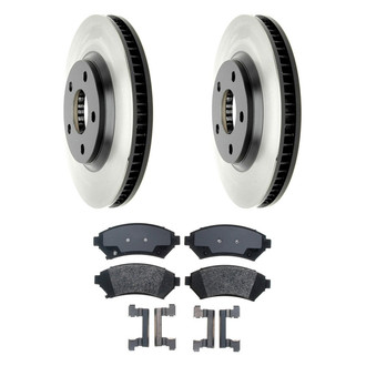 ACDelco® - Gold™ Front Brake Kit with Semi-Metallic Pads