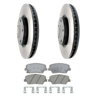 ACDelco® - Gold™ 1-Piece Plain Brake Kit with Ceramic Brake Pads
