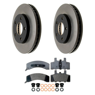 ACDelco® BNDL-31002967 - Gold™ Front Brake Kit with Semi-Metallic Pads
