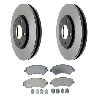ACDelco® - Gold™ Front Brake Kit with Semi-Metallic Pads
