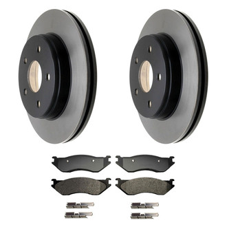 ACDelco® - Gold™ Front Brake Kit with Semi-Metallic Pads