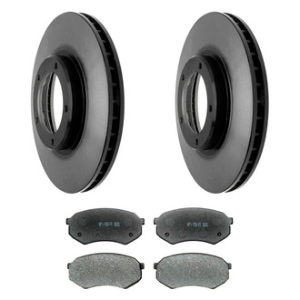 ACDelco® - Gold™ 1-Piece Plain Brake Kit with Organic Brake Pads