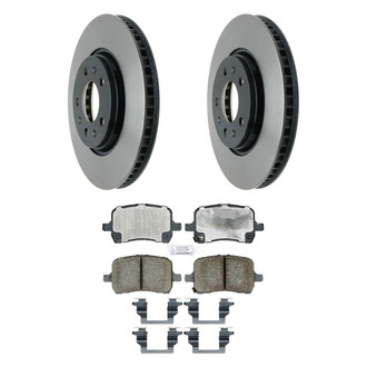 ACDelco® - Gold™ 1-Piece Plain Brake Kit with Ceramic Brake Pads