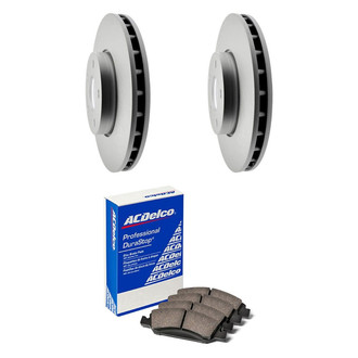 ACDelco® - Gold™ 1-Piece Plain Brake Kit with Ceramic Brake Pads