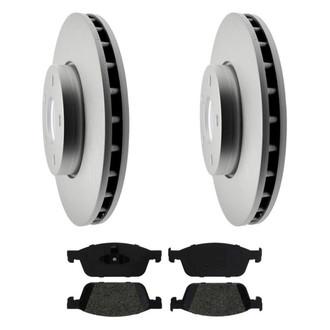 ACDelco® - Gold™ 1-Piece Plain Brake Kit with Ceramic Brake Pads
