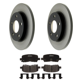 ACDelco® - Gold™ Rear Brake Kit with Semi-Metallic Pads