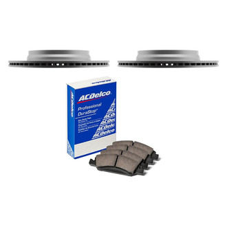 ACDelco® - Gold™ 1-Piece Plain Brake Kit with Ceramic Brake Pads