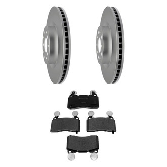 ACDelco® - Gold™ 1-Piece Plain Brake Kit with Semi-Metallic Brake Pads