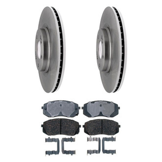 ACDelco® - Gold™ 1-Piece Plain Brake Kit with Ceramic Brake Pads
