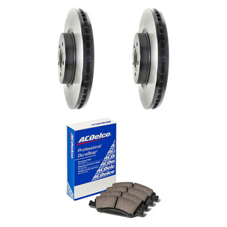 ACDelco® - Gold™ 1-Piece Plain Brake Kit with Ceramic Brake Pads