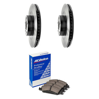 ACDelco® - Gold™ 1-Piece Plain Brake Kit with Ceramic Brake Pads