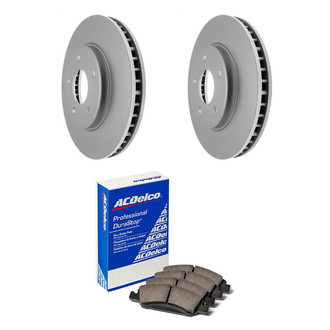 ACDelco® - Gold™ 1-Piece Plain Brake Kit with Ceramic Brake Pads