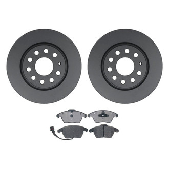 ACDelco® - Gold™ 1-Piece Plain Brake Kit with Ceramic Brake Pads