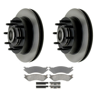 ACDelco® - Gold™ Front Brake Kit with Semi-Metallic Pads