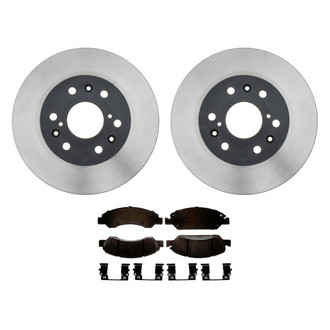 ACDelco® - Gold™ 1-Piece Plain Brake Kit with Ceramic Brake Pads