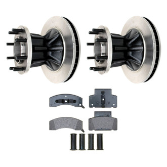ACDelco® - Gold™ Front Brake Kit with Semi-Metallic Pads