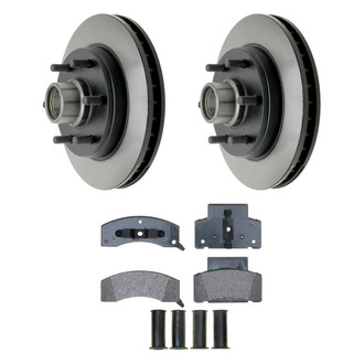 ACDelco® - Gold™ Front Brake Kit with Semi-Metallic Pads