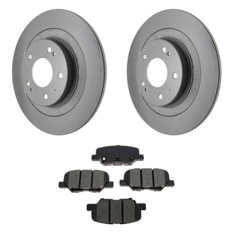 ACDelco® - Gold™ 1-Piece Plain Brake Kit with Ceramic Brake Pads