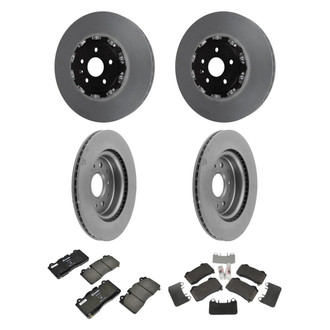 ACDelco® - GM Genuine Parts™ Plain Front and Rear Brake Kit with Semi-Metallic Pads