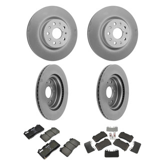 ACDelco® - GM Genuine Parts™ Plain Front and Rear Brake Kit with Semi-Metallic Pads