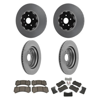 ACDelco® - GM Genuine Parts™ Plain Front and Rear Brake Kit with Semi-Metallic Pads