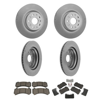 ACDelco® - GM Genuine Parts™ Plain Front and Rear Brake Kit with Semi-Metallic Pads