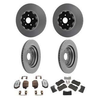 ACDelco® - GM Genuine Parts™ Plain Front and Rear Brake Kit with Semi-Metallic Pads