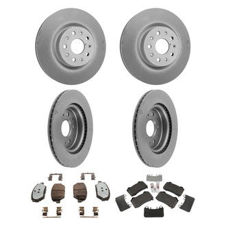 ACDelco® - GM Genuine Parts™ Plain Front and Rear Brake Kit with Semi-Metallic Pads