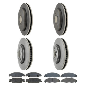 ACDelco® - Silver™ Brake Kit with Ceramic Pads